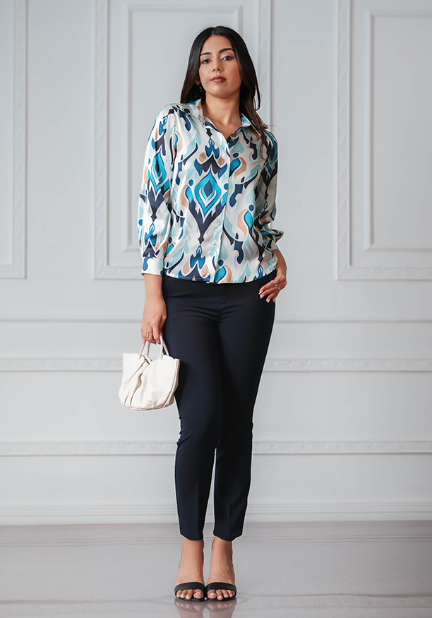 NEVA BLUE OFFICE PANT 
